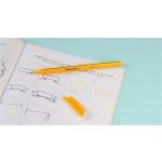 Tűfilc készlet, 0,4 mm, KORES "K-Liner", 12 különböző szín