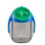 Hegyező, kétlyukú, tartályos, KORES "Migoo", vegyes szín