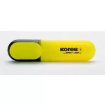Szövegkiemelő, 0,5-5 mm, KORES, sárga