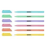 Golyóstoll, 1,0 mm, kupakos, háromszögletű, KORES "KOR-M Pastel", kék