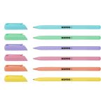 Golyóstoll, 1,0 mm, kupakos, háromszögletű, KORES "KOR-M Pastel", kék