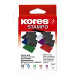 Bélyegzőpárna, 110x70 mm, KORES "Stampo", zöld