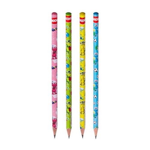 Grafitceruza, HB, háromszögletű, KORES, sárkányos