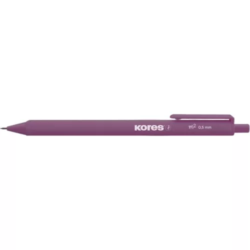 Nyomósirón, 0,5 mm, háromszögletű, KORES "M2 Essential", vegyes színek