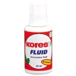 Hibajavító folyadék, oldószeres, 20 ml, KORES "Fluid"