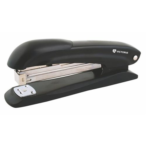 Tűzőgép, 24/6, 30 lap, VICTORIA OFFICE, "Full-Strip", fekete