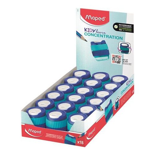 Hegyező display, egylyukú, tartályos, MAPED "Kidy Learn Concentration"