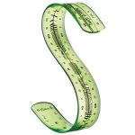 Vonalzó, műanyag, törhetetlen, 30 cm, MAPED "Twist'n Flex"