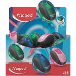 Hegyező display, egylyukú, tartályos, MAPED "Clean", vegyes színek