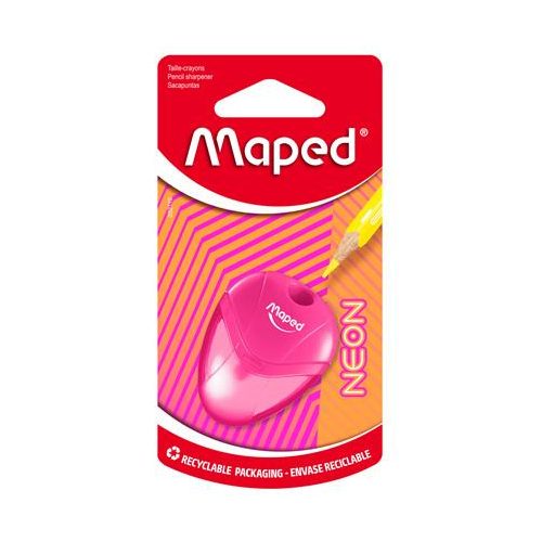 Hegyező, egylyukú, tartályos, MAPED "I-Gloo Neon", vegyes színek