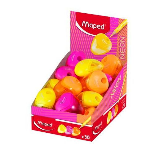 Hegyező display, egylyukú, tartályos, MAPED "I-Gloo Neon", vegyes színek