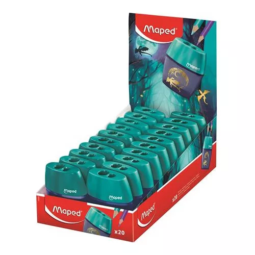 Hegyező display, kétlyukú, tartályos, MAPED „Dragon Shaker sárkány”