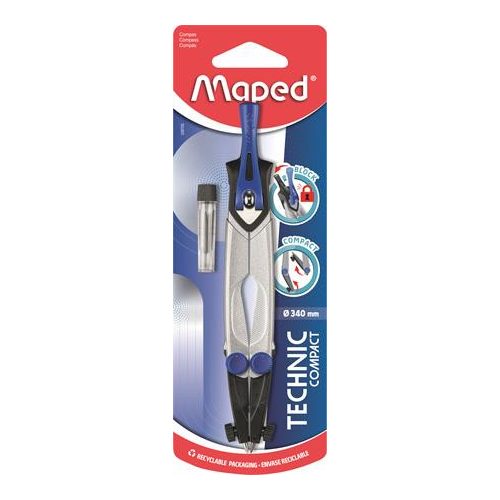 Körző, heggyel, MAPED "Technic Compact"