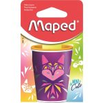 Hegyező, kétlyukú, tartályos, MAPED "Mini Cute", vegyes színek