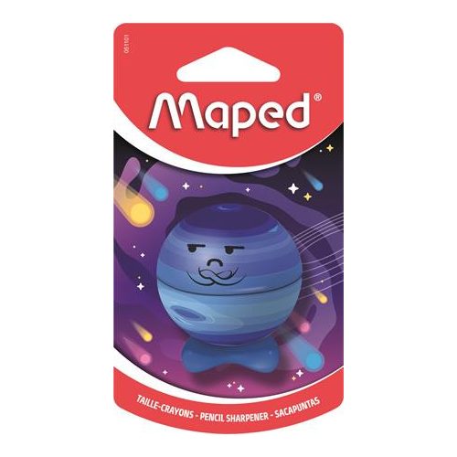 Hegyező, egylyukú, tartályos, MAPED „Planet”, bolygók, vegyes minták