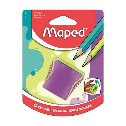 Hegyező, kétlyukú, tartályos, MAPED "Boogy", vegyes színek