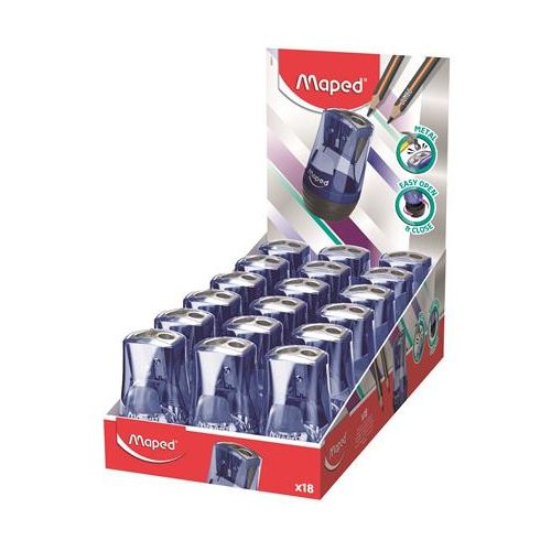 Hegyező display, kétlyukú, tartályos, MAPED "Tonic", kék