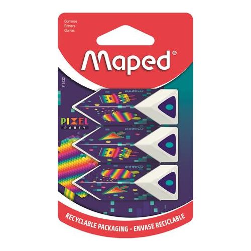 Radír, MAPED "Pixel Party Pyramid ", 3 darab