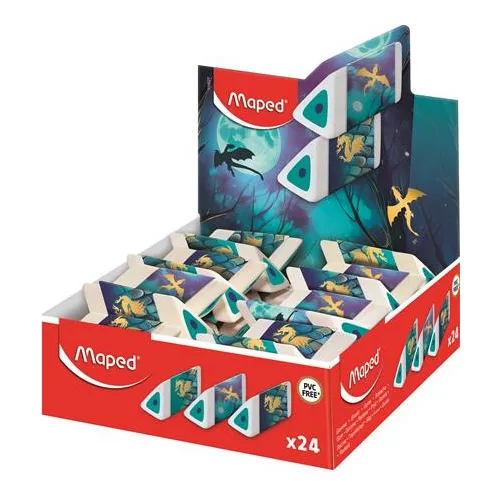 Radír display, MAPED "Dragon Pyramid sárkány"