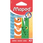 Radír, állatos, MAPED „Animals”, vegyes minták, 2 db
