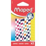 Radír, sakktábla, MAPED „Checkerboards”, vegyes minták, 2 db