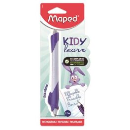   Írástanuló rollertoll, 0,7 mm, törölhető, MAPED "KIDY Learn MAGIC", nyuszi, lila