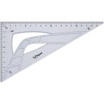 Háromszög vonalzó, műanyag, 60°, 21 cm, MAPED "Geometric"