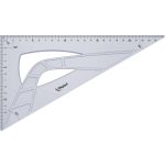 Háromszög vonalzó, műanyag, 60°, 26 cm, MAPED "Geometric"