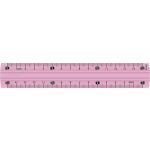 Vonalzó, műanyag, törhetetlen, 15 cm, MAPED "Study Unbreakable", vegyes színek