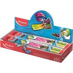 Vonalzó, műanyag, 15 cm, MAPED "Twist'n Flex Decor"