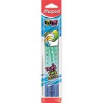 Vonalzó, műanyag, 15 cm, MAPED "Twist'n Flex Decor"