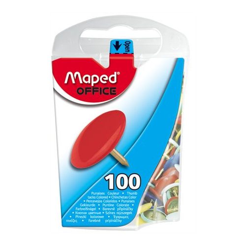 Rajzszeg, 100 db-os, MAPED, színes