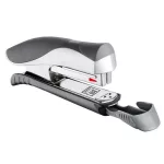 Tűzőgép, 24/6, 26/6, 25 lap, MAPED "Ergologic Half-Strip", ezüst-szürke