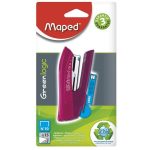 Tűzőgép, No. 10, 15 lap, MAPED "Greenlogic Pocket", vegyes színek