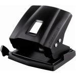 Lyukasztó, kétlyukú, 35 lap, fém, MAPED "Essentials 35", fekete