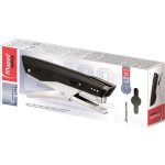 Tűzőgép, kézi, 24/6, 26/6, 25 lap, MAPED "Essentials", fekete