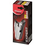 Tűzőgép, 24/6, 26/6, 45 lap, lapos tűzés, MAPED "Expert Half-Strip"