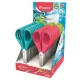 Olló display, iskolai, 13 cm, MAPED "Essentials Pulse", vegyes színek