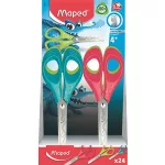 Olló display, iskolai, 13 cm, MAPED "Essentials Pulse", vegyes színek