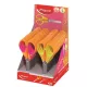 Olló, display, iskolai, 13 cm, MAPED "Soft Neon", vegyes színek