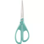 Olló, irodai, 21 cm, MAPED "Essentials Green", türkizkék