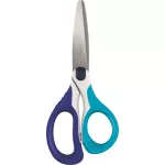 Olló display, iskolai, 13 cm, MAPED "Sensoft Asym", vegyes színek