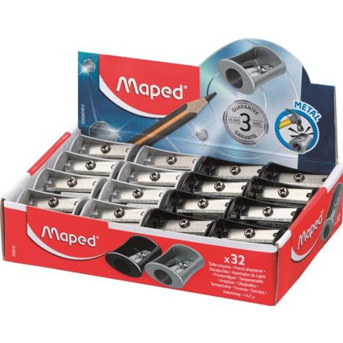 Hegyező display, egylyukú, fém, MAPED "Satellite", vegyes színek