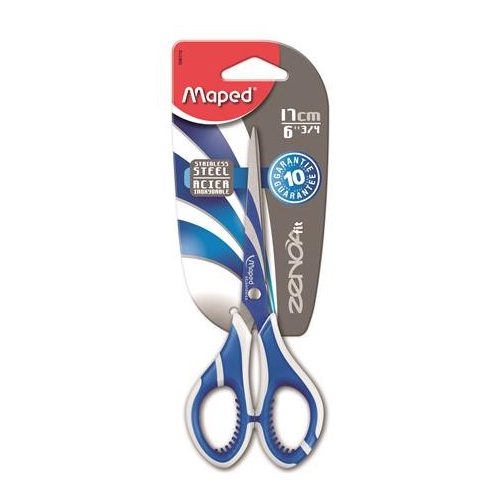Olló, általános, 17 cm, MAPED "Zenoa Fit"