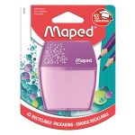 Hegyező, kétlyukú, tartályos, MAPED "Shaker", vegyes színek