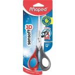 Olló, általános, 16 cm, balkezes, MAPED "Sensoft 3D", vegyes színek
