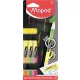 Szövegkiemelő készlet, 1-5 mm, kétvégű, MAPED "Fluo Peps Duo", vegyes színek