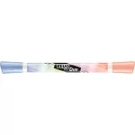 Szövegkiemelő készlet, 1-5 mm, kétvégű, MAPED "Fluo Peps Duo", 6 különböző pasztell szín