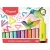 Szövegkiemelő készlet, 1-5 mm, MAPED "Fluo Peps Assorted", 12 különböző szín