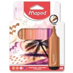 Szövegkiemelő készlet, 1-5 mm, MAPED "Fluo Peps Assorted", vegyes színek